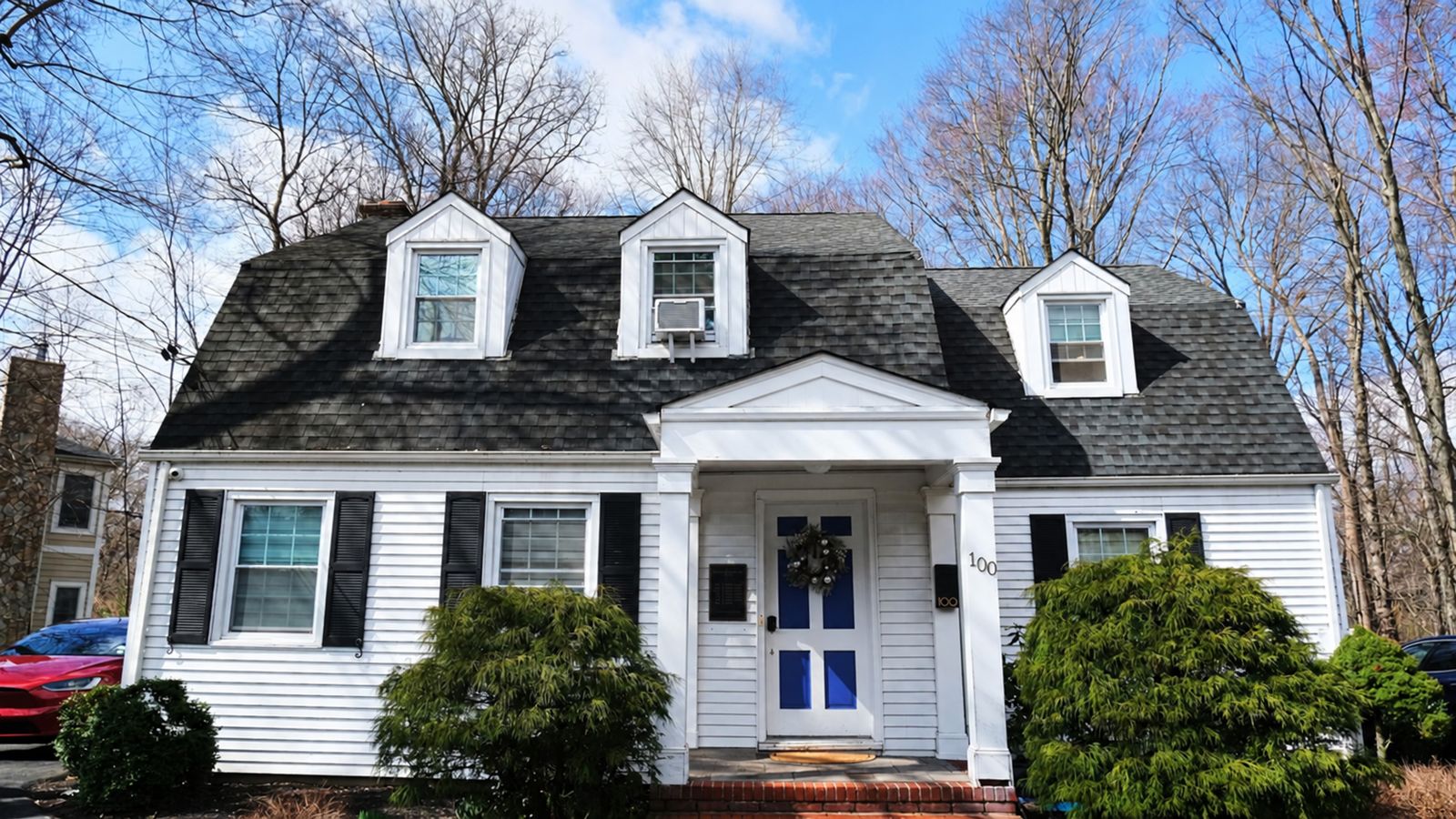 Haram Acupuncture Clinic, a white house with a blue front door at 100 Route 303 in Tappan